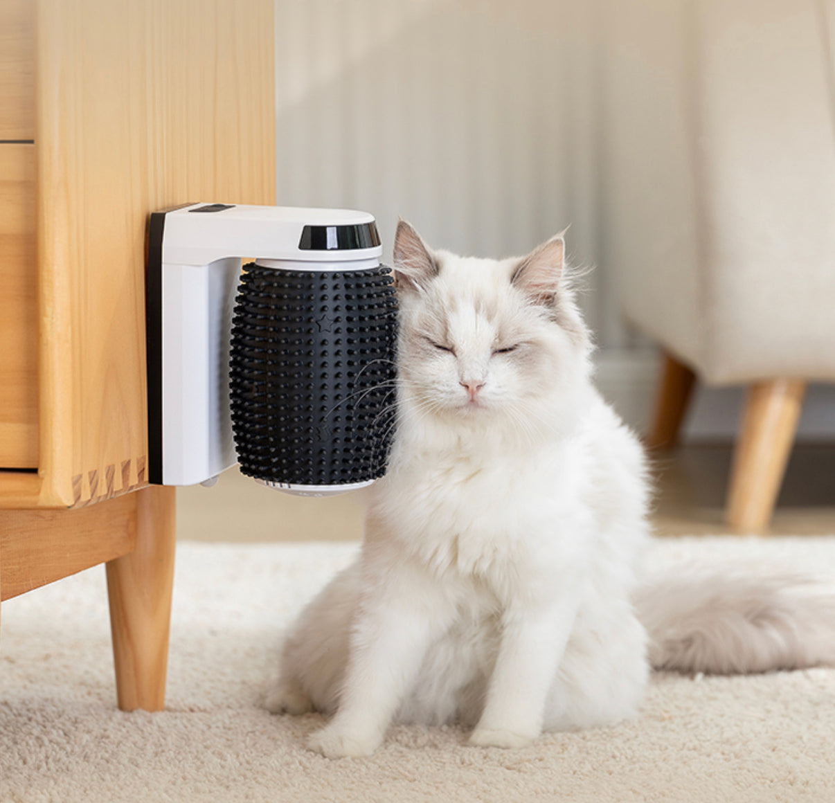 Moving wall scratcher